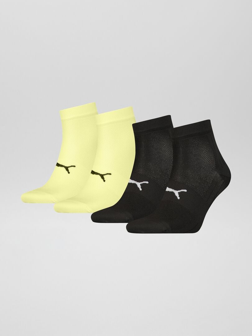 Pack de 4 pares de calcetines unisex 'Puma' NEGRO - Kiabi
