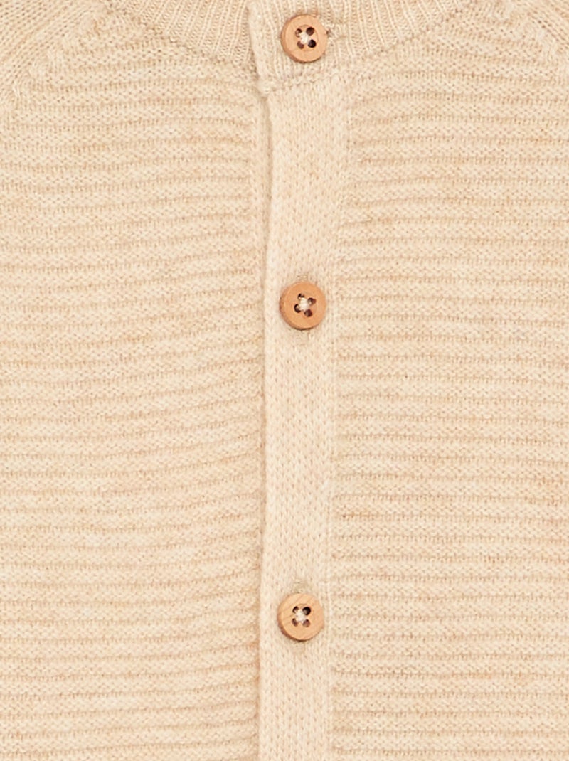 Pack de 4 piezas de lana y cachemir - premium Beige - Kiabi