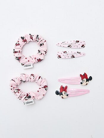 Pack de 4 pinzas + 2 gomas de pelo 'Stitch'