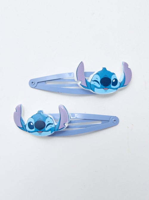 Pack de 4 pinzas + 2 gomas para el pelo 'Stitch' - Kiabi