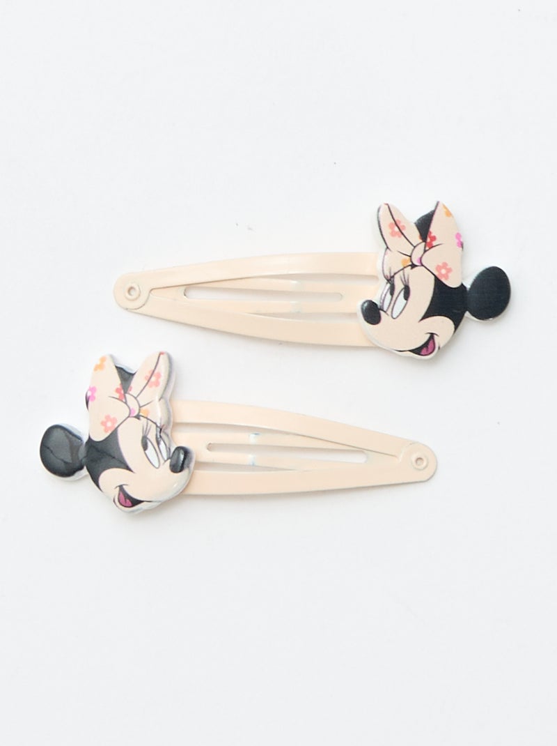 Pack de 4 pinzas + 2 gomas para el pelo 'Stitch' Rosa - Kiabi