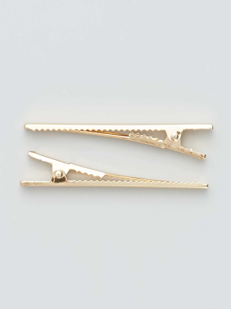 Pack de 4 pinzas BEIGE - Kiabi