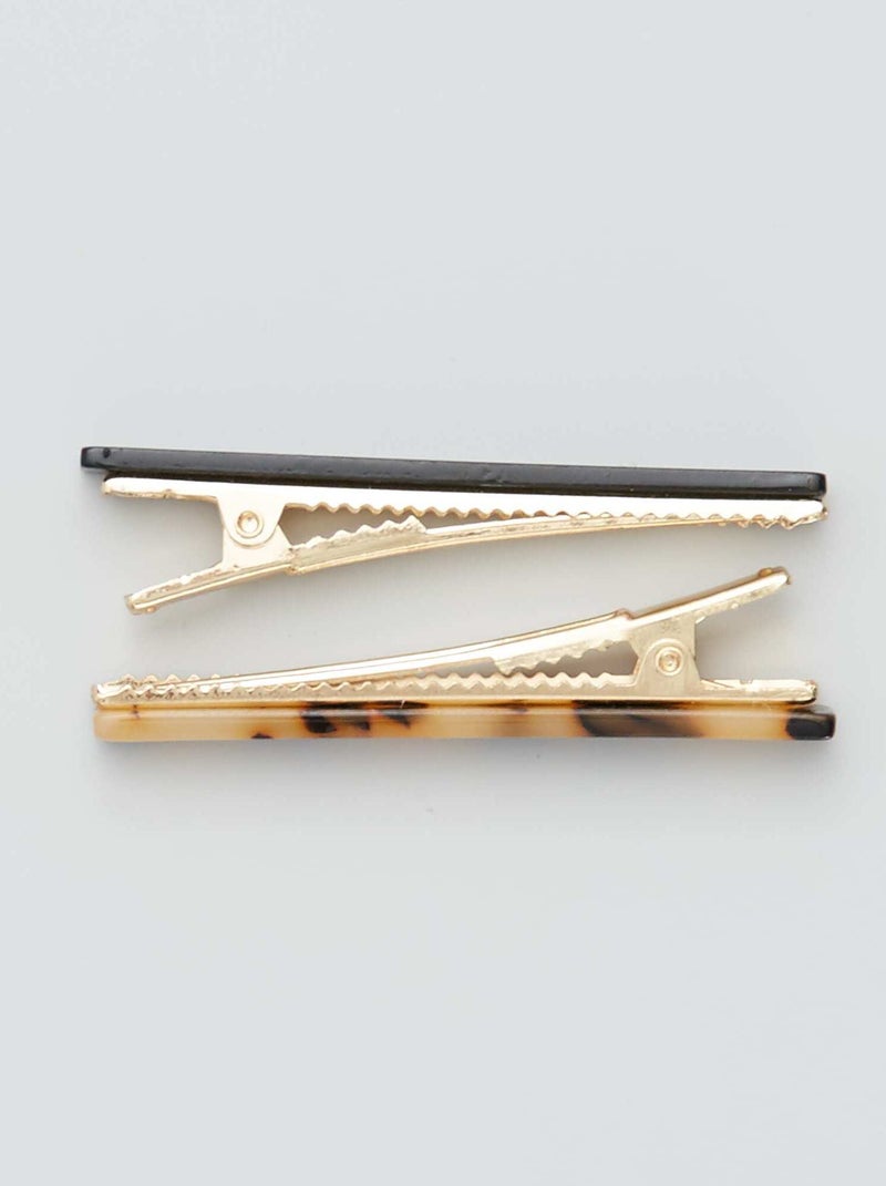 Pack de 4 pinzas BEIGE - Kiabi