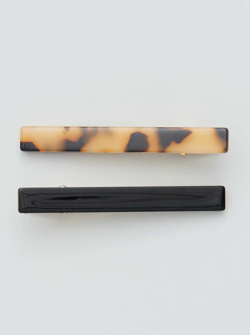 Pack de 4 pinzas de cocodrilo BEIGE - Kiabi