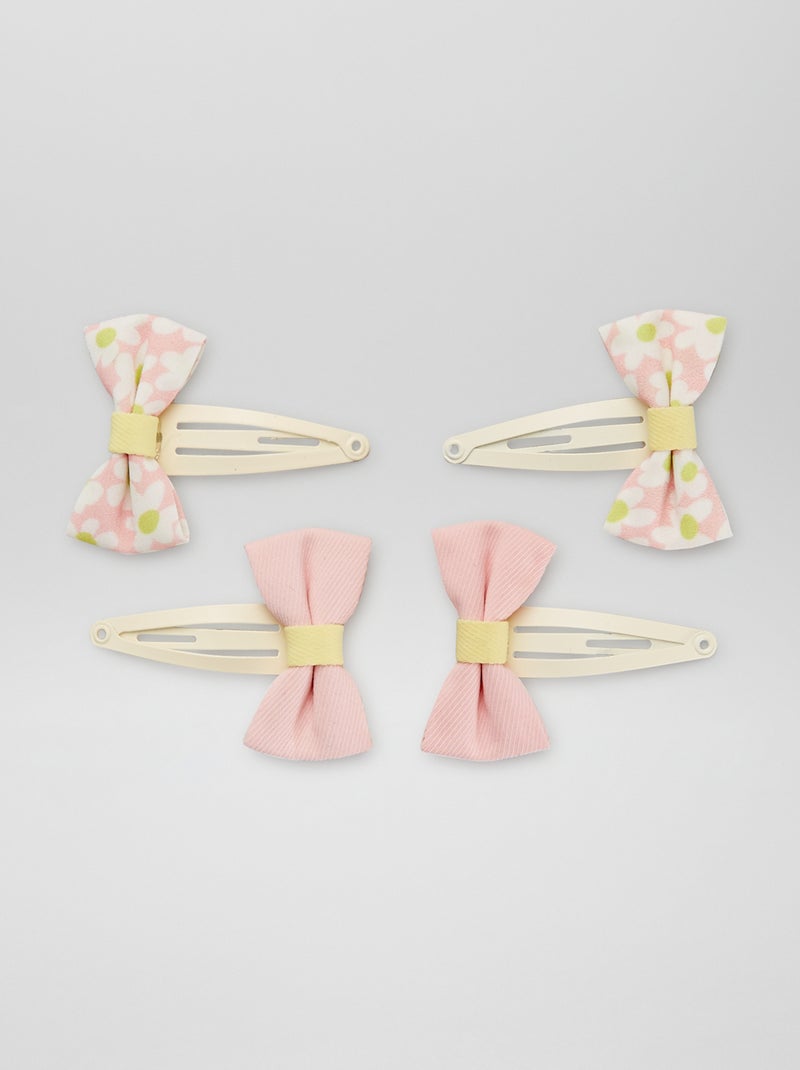 Pack de 4 pinzas multicolor - Kiabi