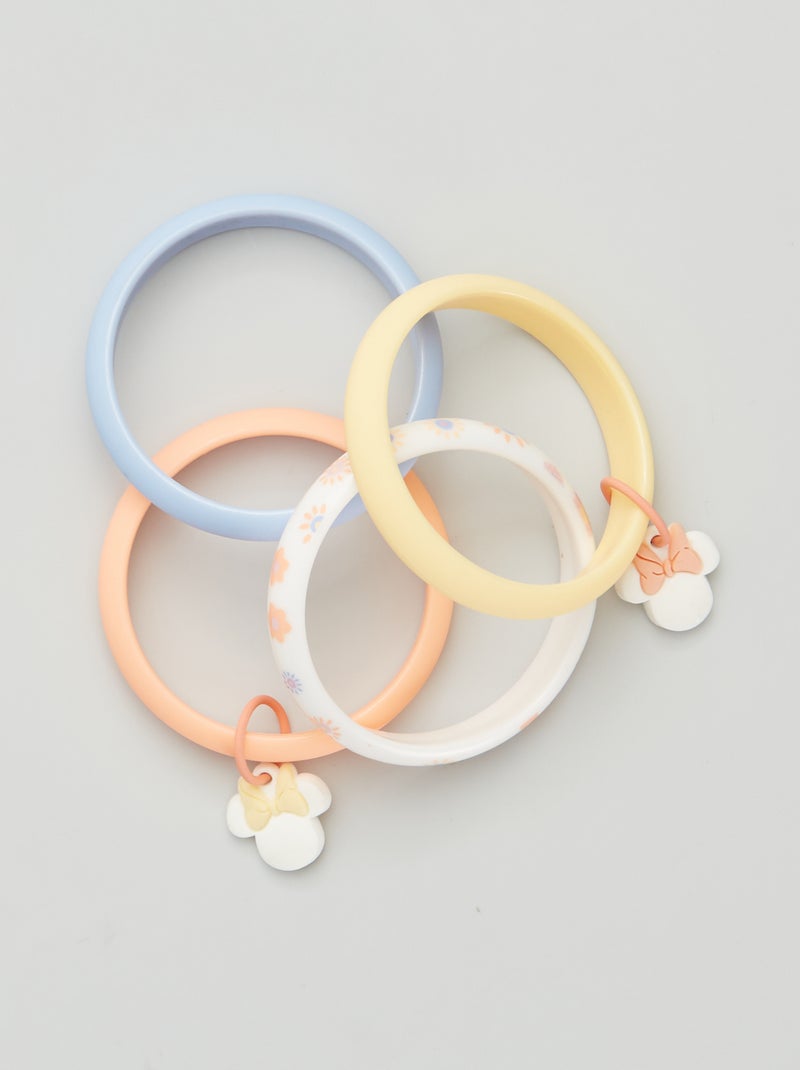 Pack de 4 pulseras 'Minnie' multicolor - Kiabi