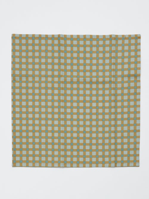 Pack de 4 servilletas de mesa 40 x 40 cm - Kiabi Home - Kiabi Pack de 4 servilletas de mesa 40 x 40 cm - Kiabi Home - Kiabi