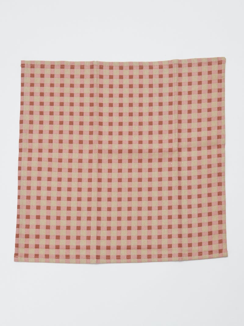 Pack de 4 servilletas de mesa 40 x 40 cm - Kiabi Home BEIGE - Kiabi
