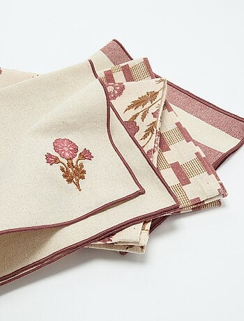 Pack de 4 servilletas de mesa 40 x 40 cm