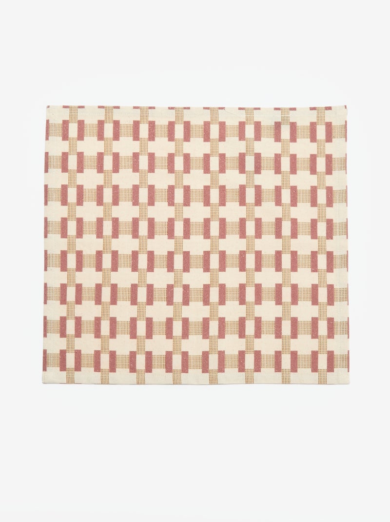 Pack de 4 servilletas de mesa 40 x 40 cm Rosa - Kiabi