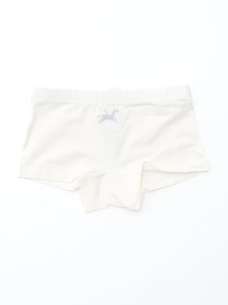 Pack de 4 shorties estampados Purpura - Kiabi