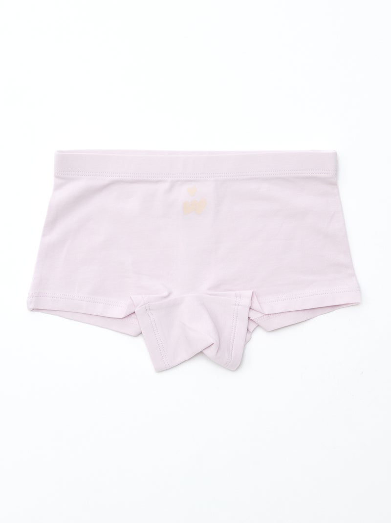 Pack de 4 shorties estampados Purpura - Kiabi