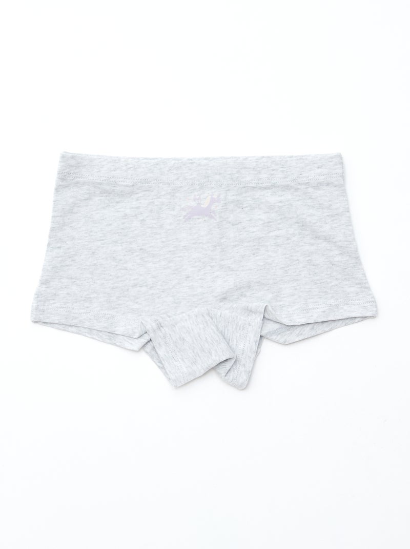 Pack de 4 shorties estampados Purpura - Kiabi