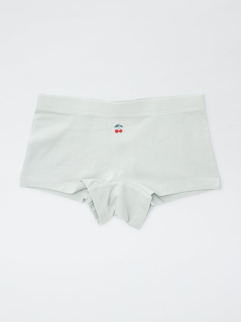 Pack de 4 shorties estampados ROJO - Kiabi