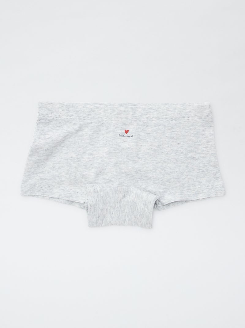 Pack de 4 shorties estampados ROJO - Kiabi