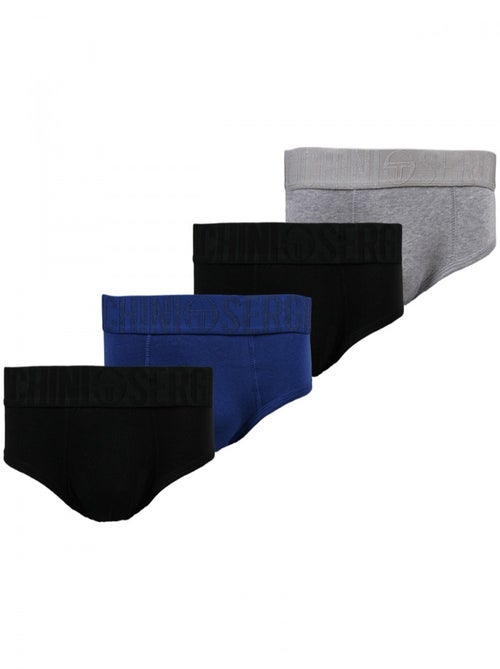 Pack de 4 slips hombre SERGIO TACCHINI - Kiabi Pack de 4 slips hombre SERGIO TACCHINI - Kiabi
