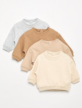 Pack de 4 sudaderas oversize