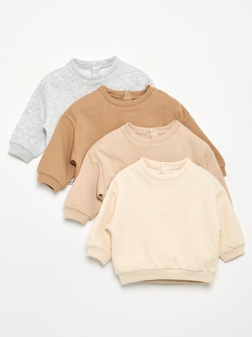 Pack de 4 sudaderas oversize - Kiabi