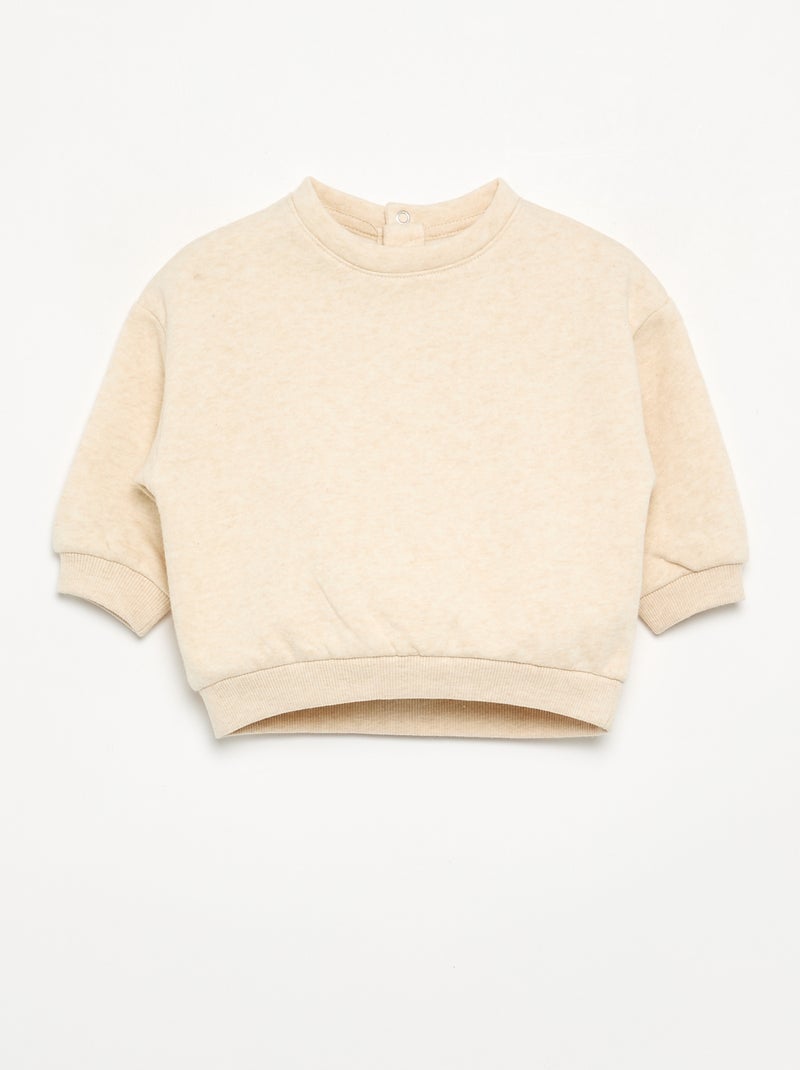 Pack de 4 sudaderas oversize Beige - Kiabi