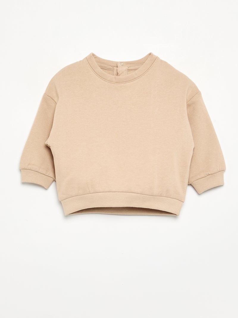 Pack de 4 sudaderas oversize Beige - Kiabi