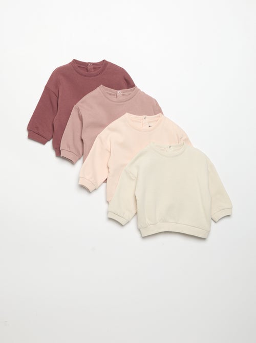 Pack de 4 sudaderas oversize - Kiabi