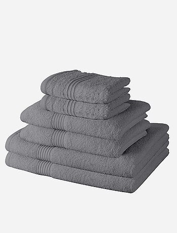 Pack de 4 toallas pequeñas y 2 toallas grandes - Kiabi
