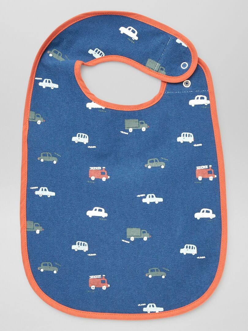 Pack de 5 baberos de rizo AZUL - Kiabi