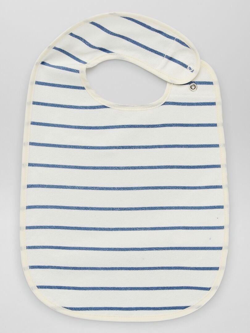 Pack de 5 baberos de rizo AZUL - Kiabi
