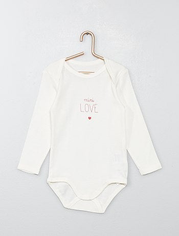 Niña 0-36 meses - Pack de 5 bodies - Kiabi