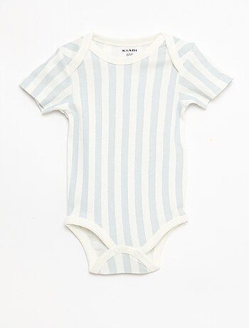 Pack de 5 bodies de manga corta en algodón