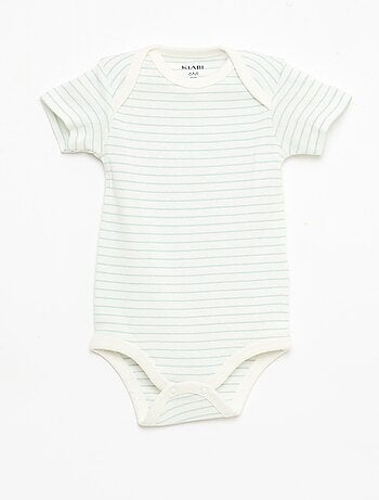 Pack de 5 bodies de manga corta en algodón