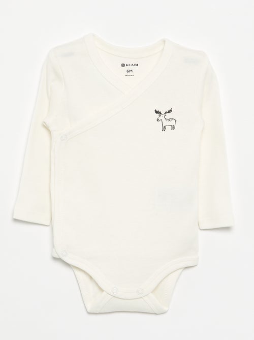 Pack de 5 bodies estampados de algodón - Kiabi