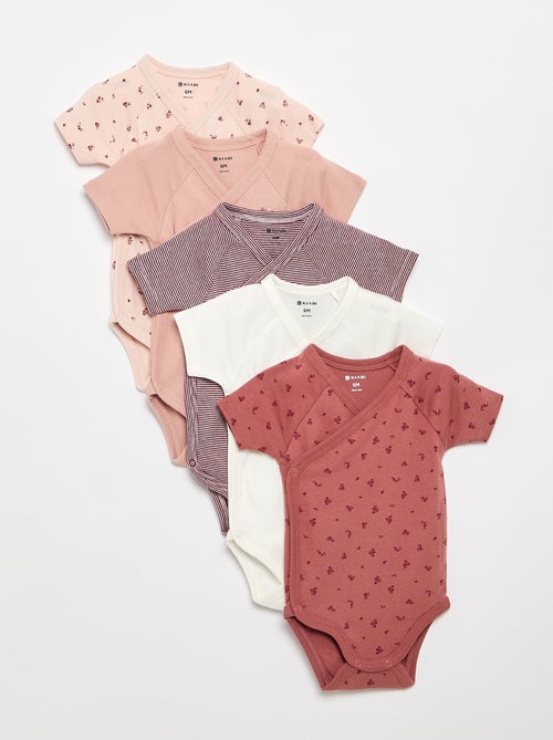 Pack de 5 bodies evolutivos - Kiabi