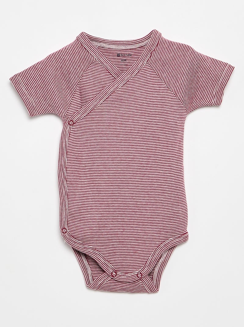 Pack de 5 bodies evolutivos Rosa - Kiabi