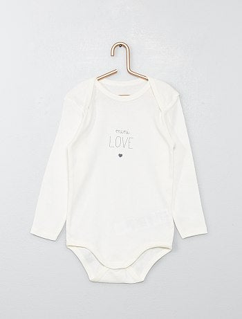 Niña 0-36 meses - Pack de 5 bodies - Kiabi