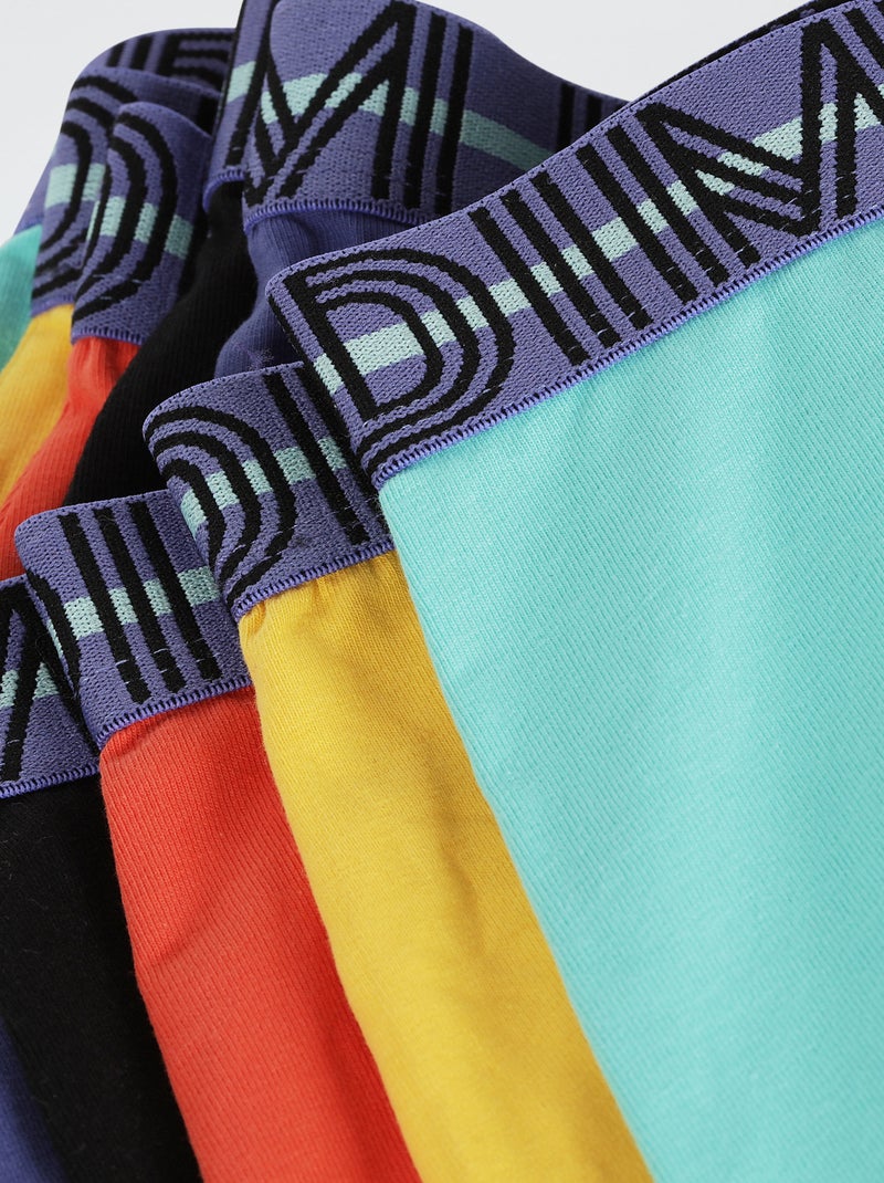 Pack de 5 bóxers - Dim Azul - Kiabi