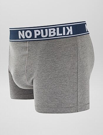 Pack de 5 bóxers lisos 'No Publik'