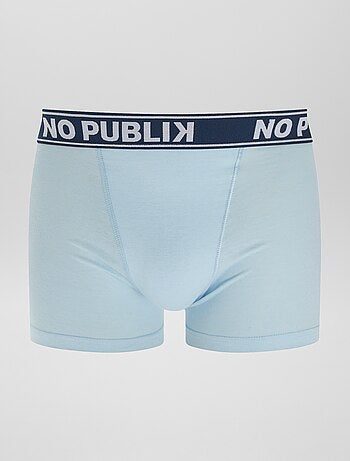 Pack de 5 bóxers lisos 'No Publik'