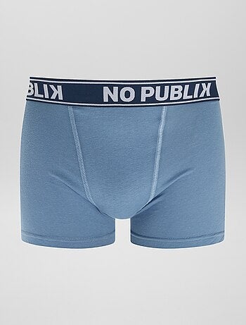 Pack de 5 bóxers lisos 'No Publik'