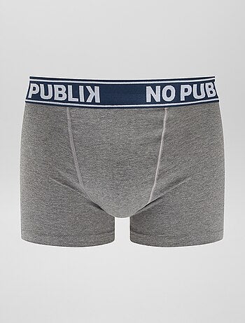 Pack de 5 bóxers lisos 'No Publik'