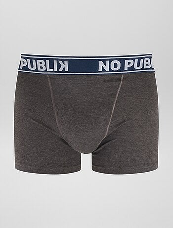 Pack de 5 bóxers lisos 'No Publik'
