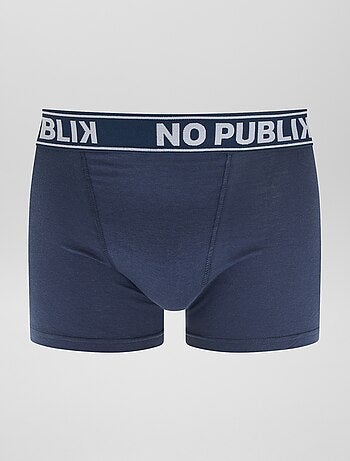 Pack de 5 bóxers lisos 'No Publik'