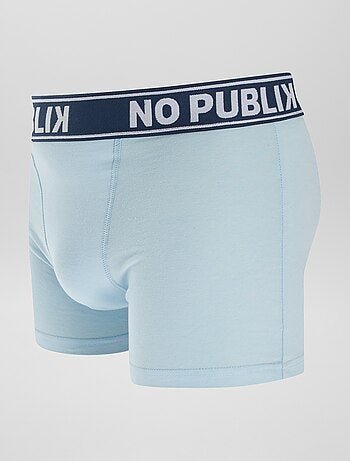 Pack de 5 bóxers lisos 'No Publik'