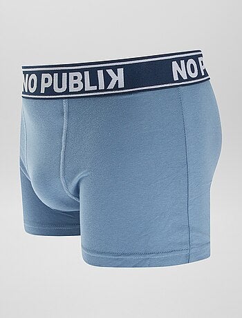 Pack de 5 bóxers lisos 'No Publik'