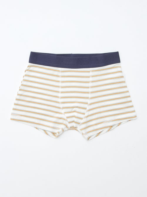 Pack de 5 boxers lisos y estampados - Kiabi