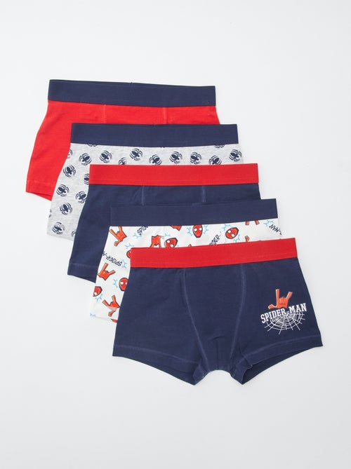 Pack de 5 boxers 'Spiderman' - Kiabi