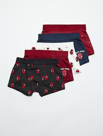 Pack de 5 bóxers 'Spiderman'