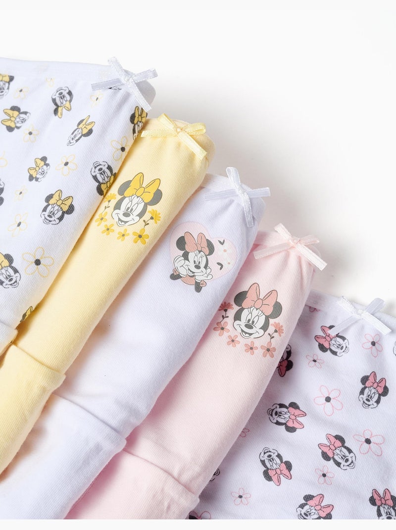 Pack de 5 bragas con estampados Minnie Blanco Rosa - Kiabi