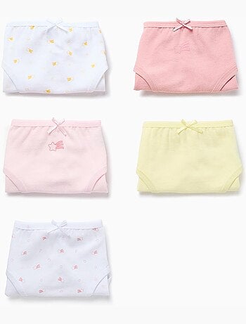 Pack de 5 bragas con motivo de estrellas