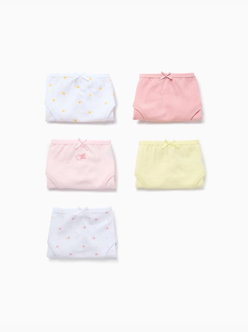 Pack de 5 bragas con motivo de estrellas - Kiabi